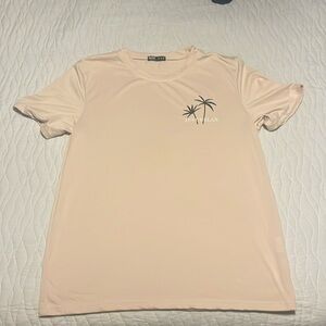 Tan/beige short sleeve shirt